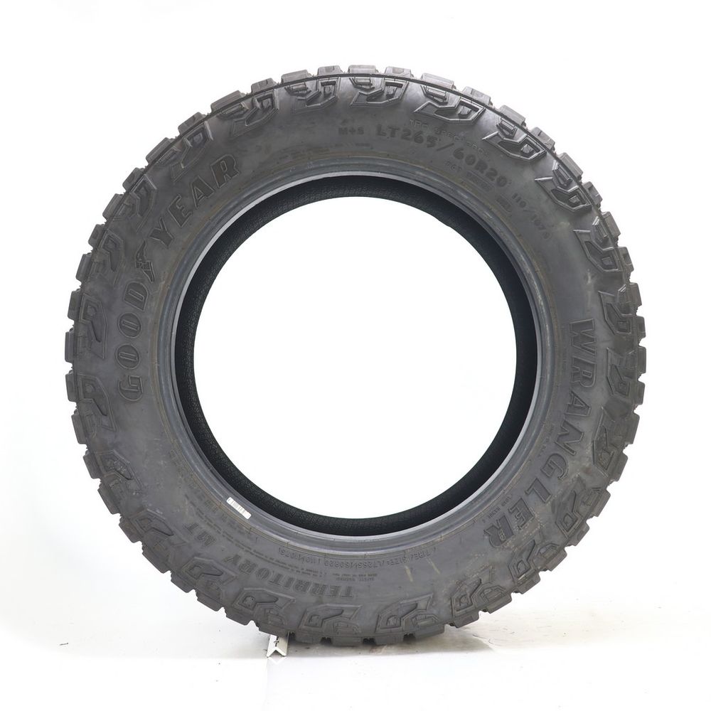 Set of (4) Used LT 265/60R20 Goodyear Wrangler Territory MT 110/107S E - 14/32 - Image 3