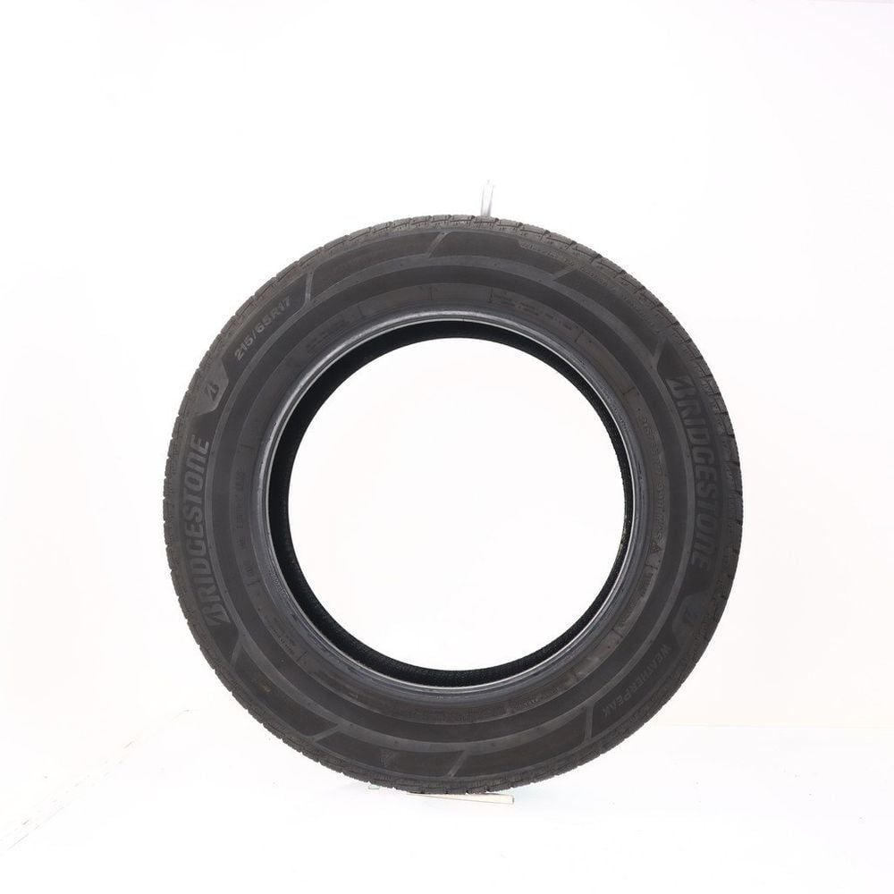 Set of (2) Used 215/65R17 Bridgestone WeatherPeak 99H - 6-7/32 - Image 3