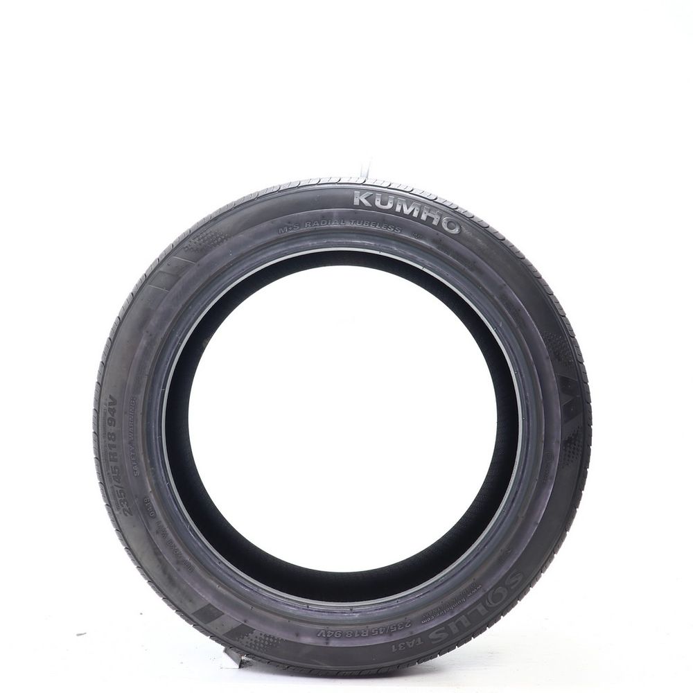 Set of (2) Used 235/45R18 Kumho Solus TA31 94V - 6.5-8/32 - Image 3