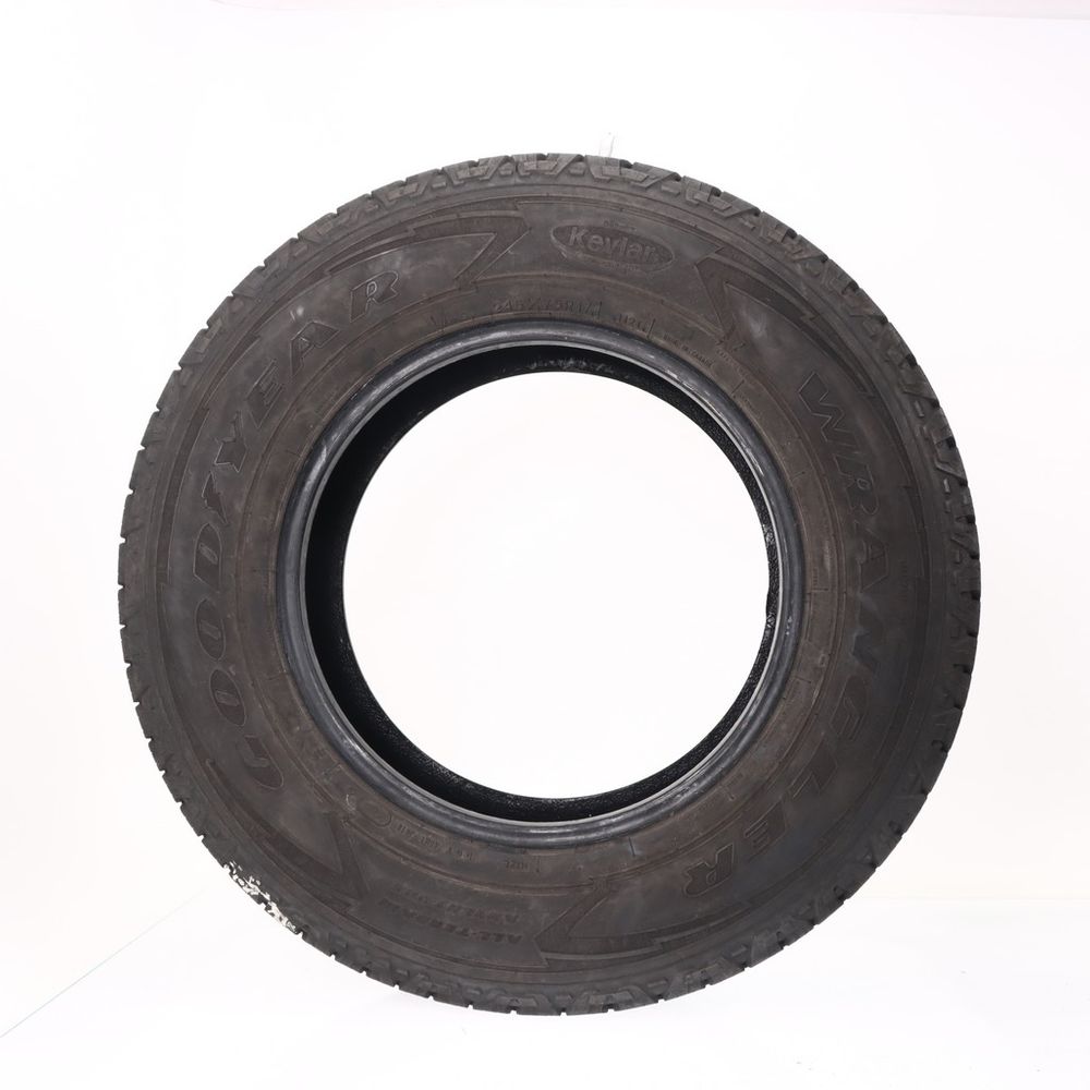Set of (2) Used 245/75R17 Goodyear Wrangler All-Terrain Adventure Kevlar 112T - 10-10.5/32 - Image 3