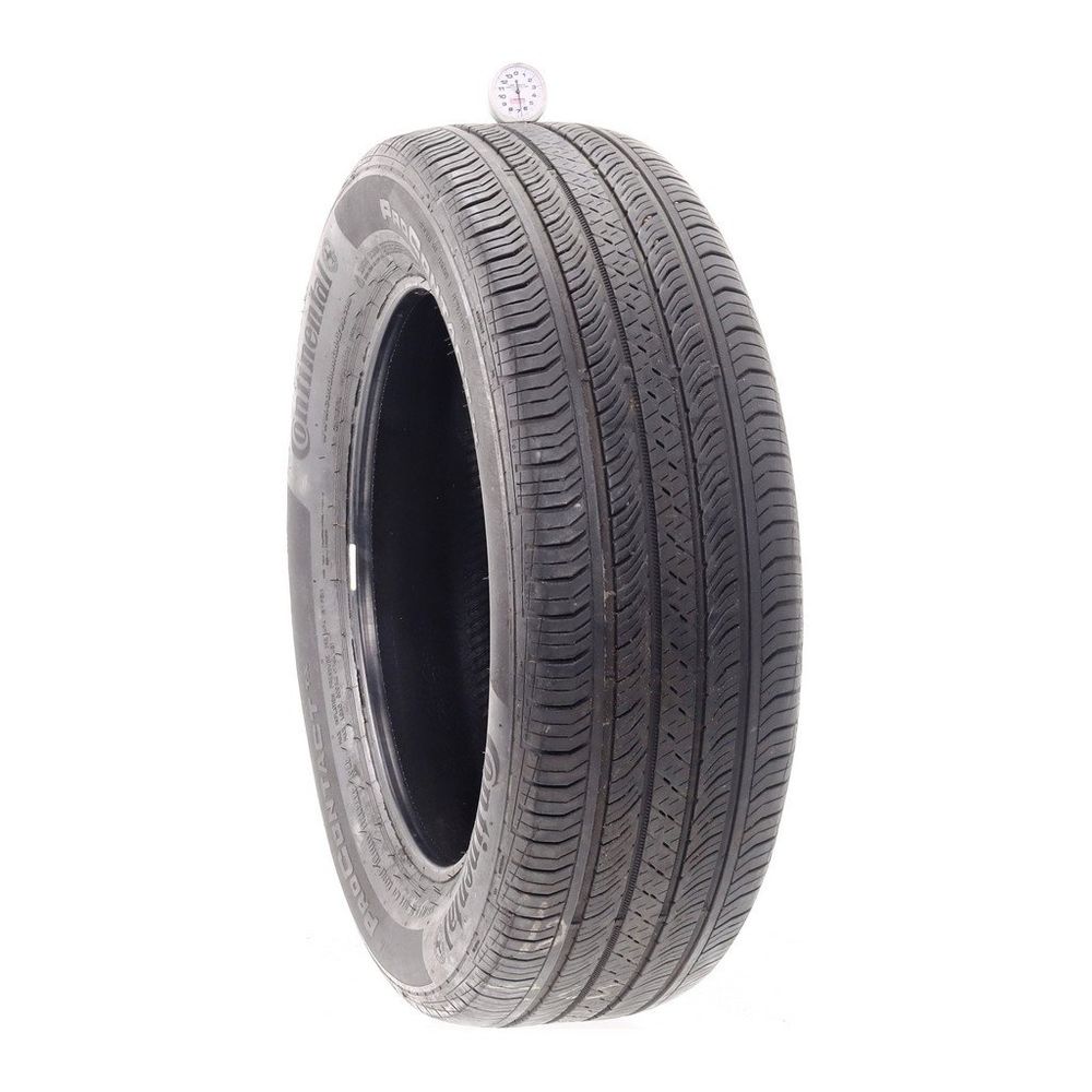 Set of (4) Used 225/60R18 Continental ProContact TX 100H - 6.5-7/32 - Image 1