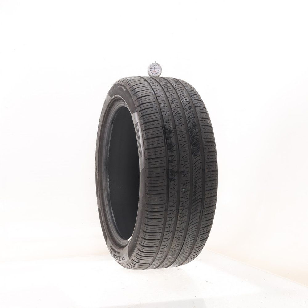 Set of (2) Used 245/45R18 Pirelli P Zero Run Flat 100H - 6.5-7.5/32 - Image 1