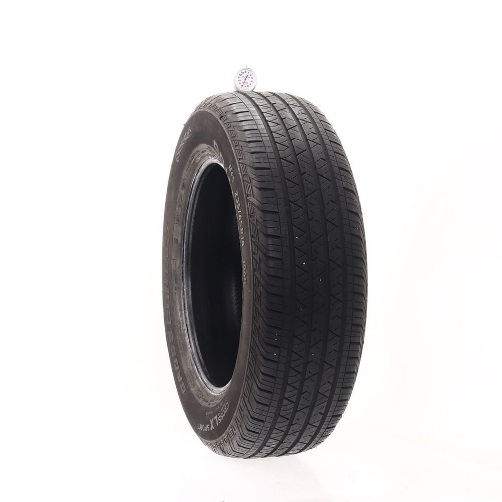 Set of (2) Used 235/65R18 Continental CrossContact LX Sport 106H - 8/32 - Image 1