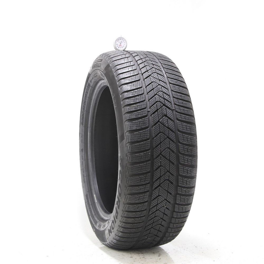 Set of (2) Used 265/50R19 Pirelli Scorpion Winter Run Flat 110H - 8/32 - Image 1