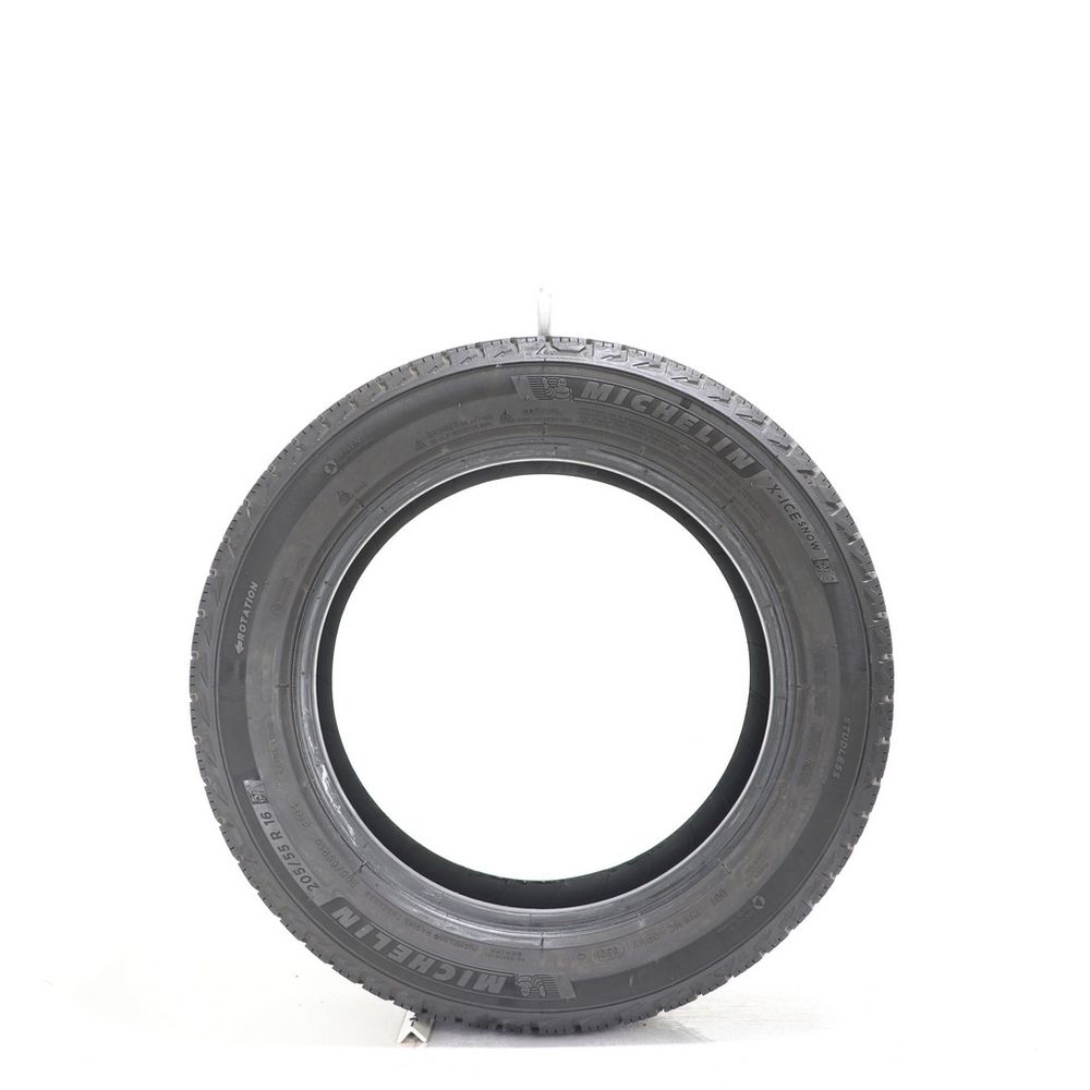 Set of (2) Used 205/55R16 Michelin X-Ice Snow 94H - 7-8.5/32 - Image 3