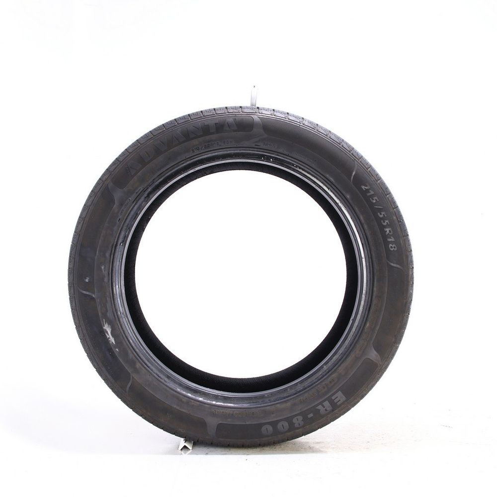 Set of (2) Used 215/55R18 Advanta ER-800 95H - 7-8/32 - Image 3