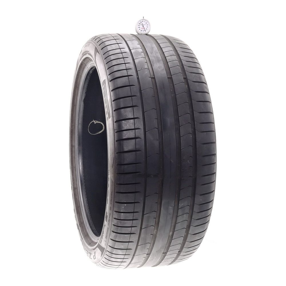 Set of (4) Used 315/35R21 Pirelli P Zero PZ4 Run Flat 111Y - 5-6/32 - Image 4