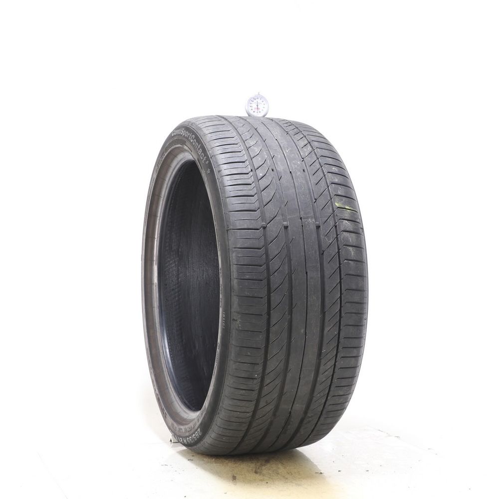 Used 285/35R21 Continental ContiSportContact 5 105Y - 6.5/32 - Image 1