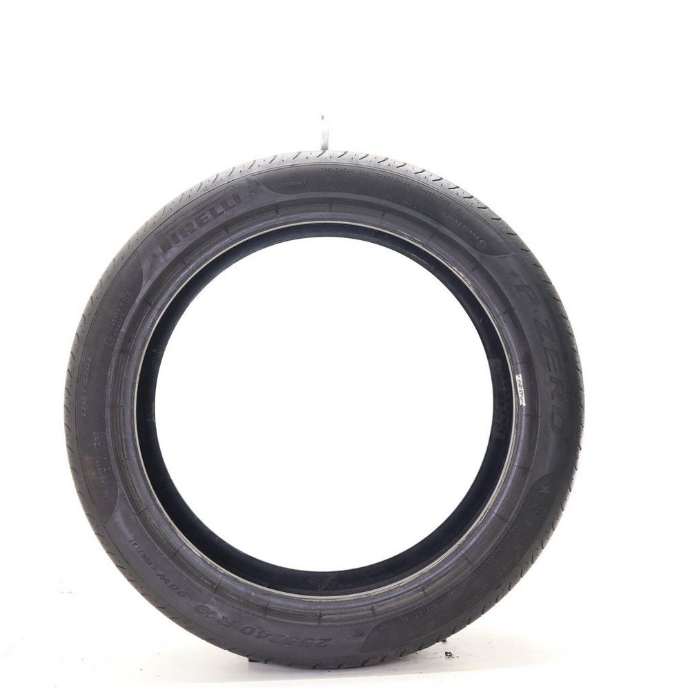 Set of (2) Used 255/40R19 Pirelli P Zero Run Flat 96W - 5.5/32 - Image 3