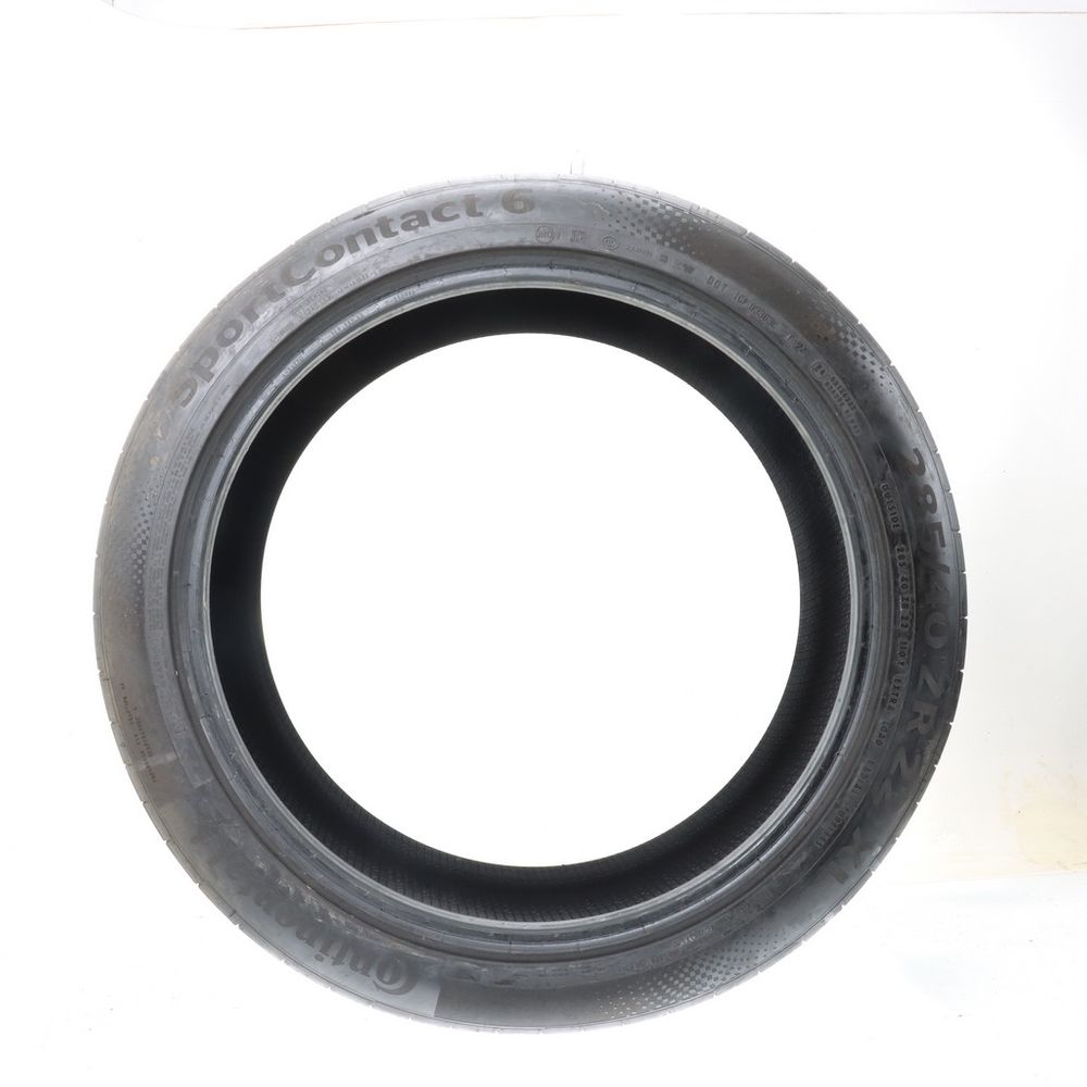 Used 285/40ZR22 Continental SportContact 6 MO1 110Y - 8/32 - Image 3
