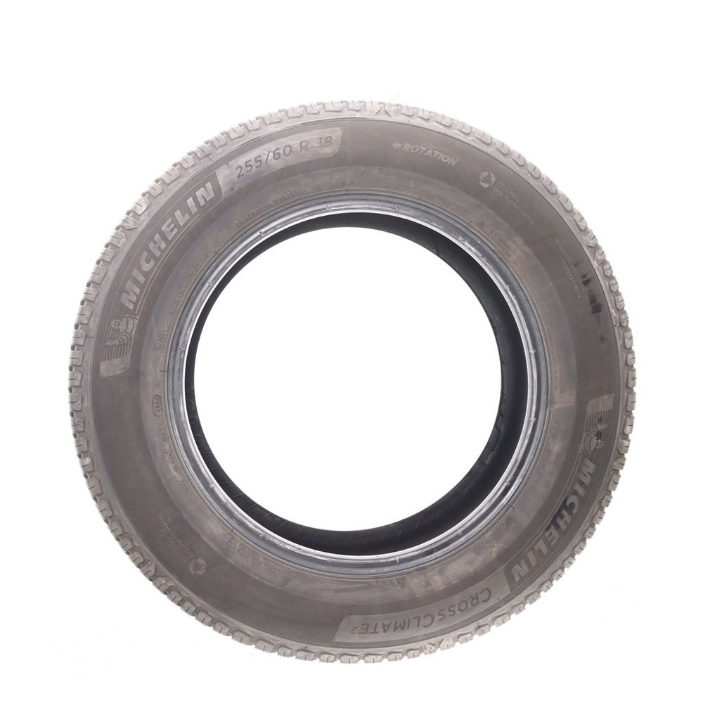 Set of (2) Used 255/60R18 Michelin CrossClimate 2 112V - 8/32 - Image 3