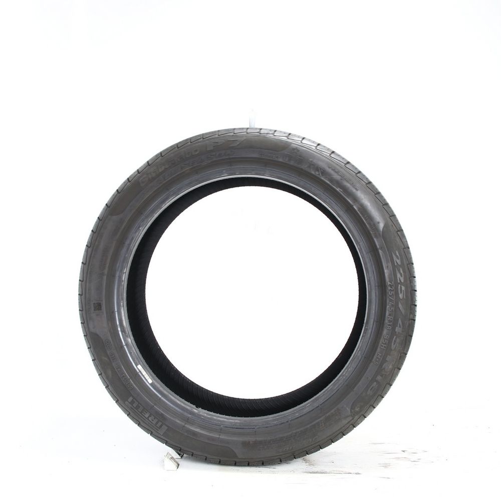 Set of (2) Used 225/45R18 Pirelli Cinturato P7 95H - 6.5-8/32 - Image 3