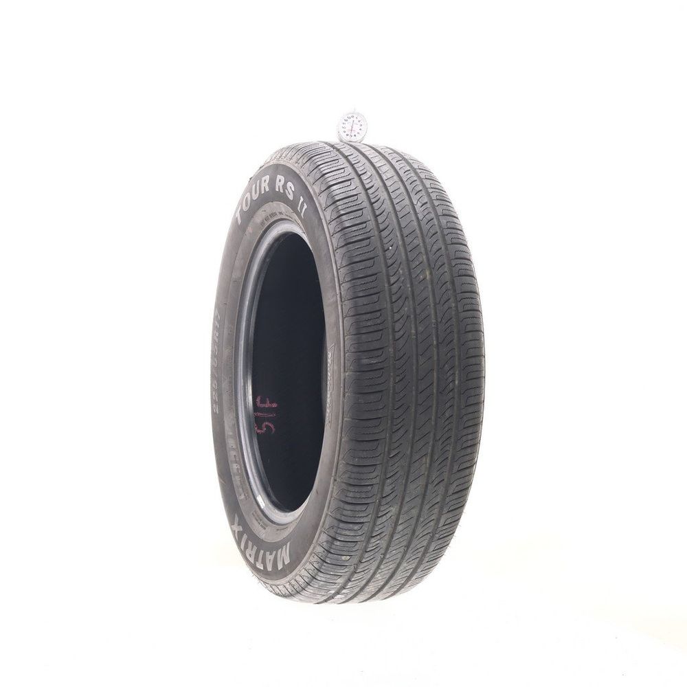 Set of (2) Used 225/65R17 Multi-Mile Matrix Tour RS II 102T - 7-8/32 - Image 1