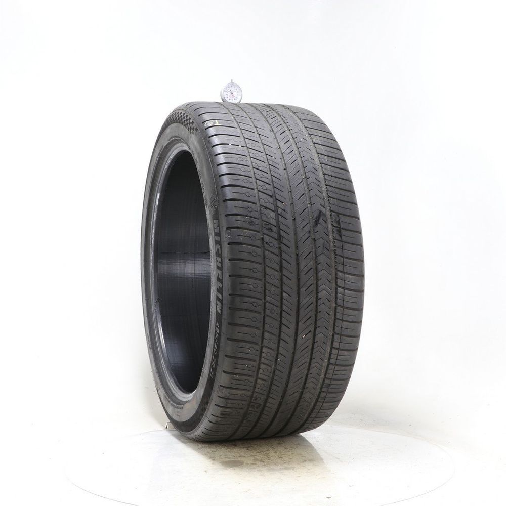 Set of (2) Used 295/40ZR21 Michelin Pilot Sport All Season 4 111Y - 5.5-6.5/32 - Image 1