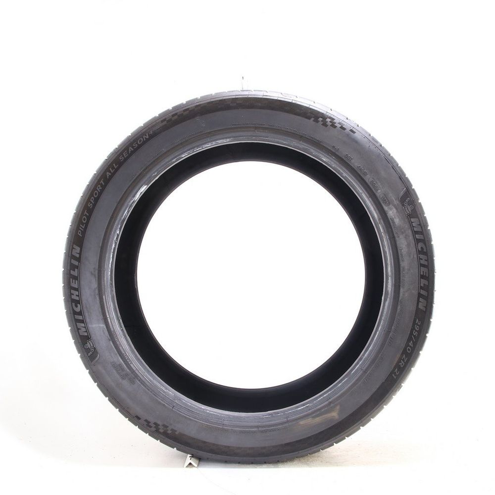 Set of (2) Used 295/40ZR21 Michelin Pilot Sport All Season 4 111Y - 5.5-6.5/32 - Image 3