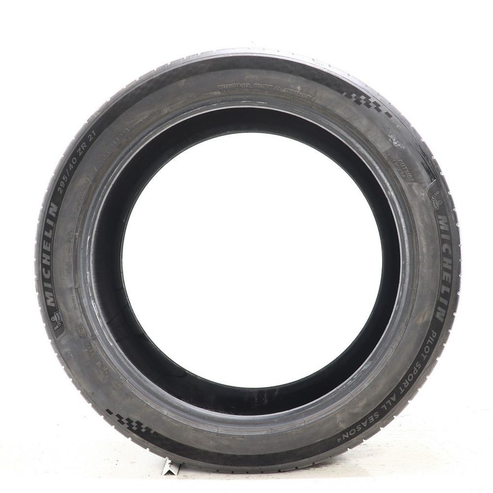 Set of (2) Used 295/40ZR21 Michelin Pilot Sport All Season 4 111Y - 5.5-6.5/32 - Image 6