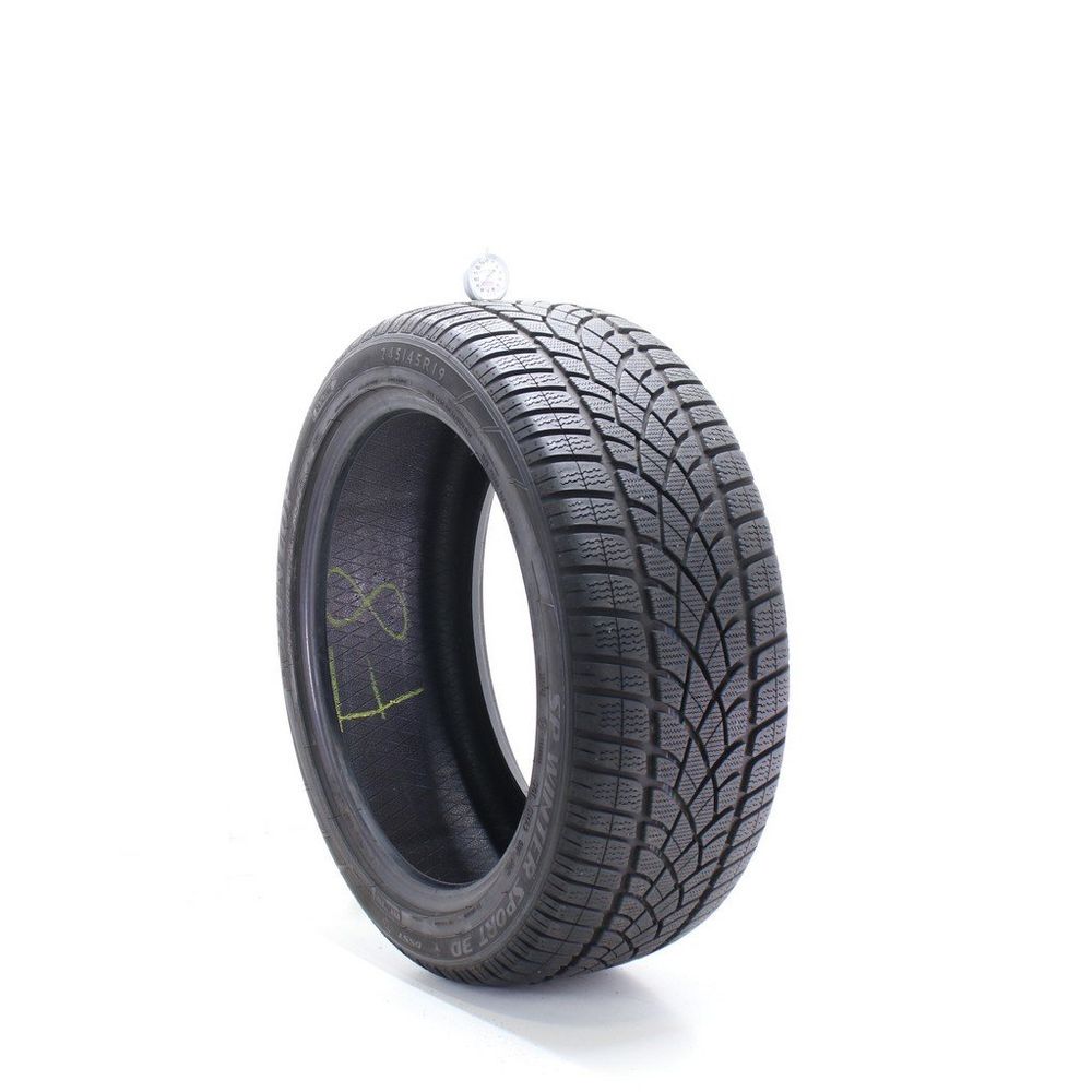 Used 245/45R19 Dunlop SP Winter Sport 3D DSST Run Flat 102V - 8.5/32 - Image 1
