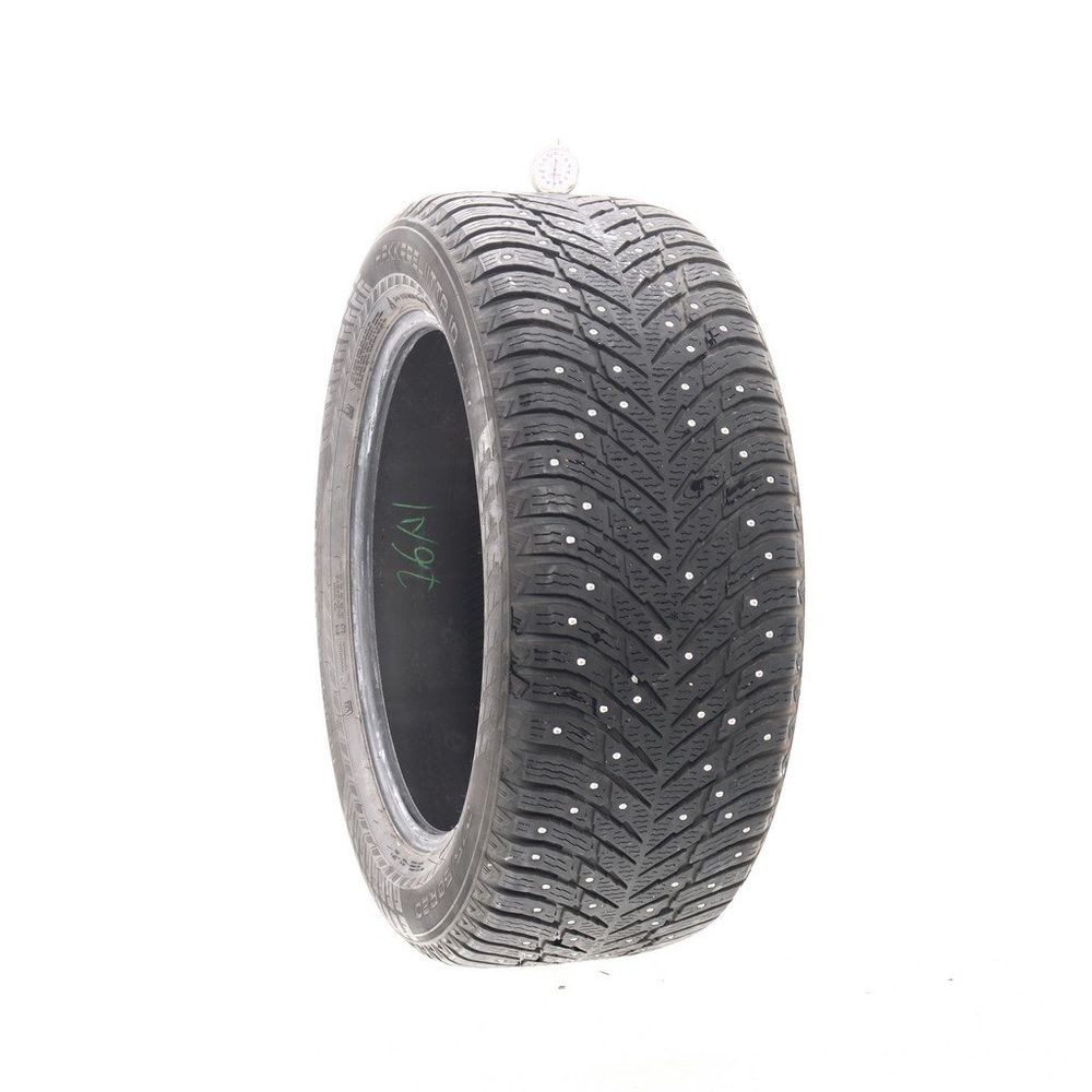 Set of (2) Used 275/50R20 Nokian Hakkapeliitta 10 SUV Studded 113T - 7-8/32 - Image 1