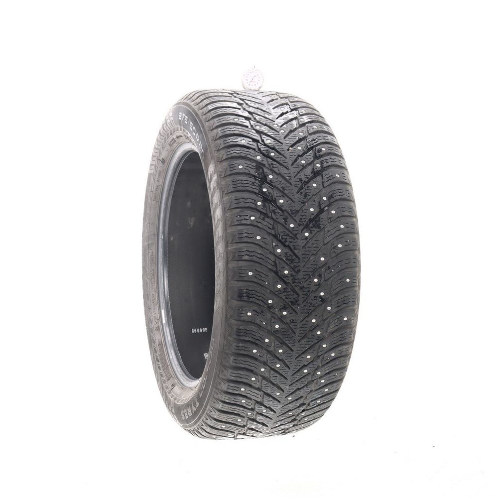 Set of (2) Used 275/50R20 Nokian Hakkapeliitta 10 SUV Studded 113T - 7-8/32 - Image 4