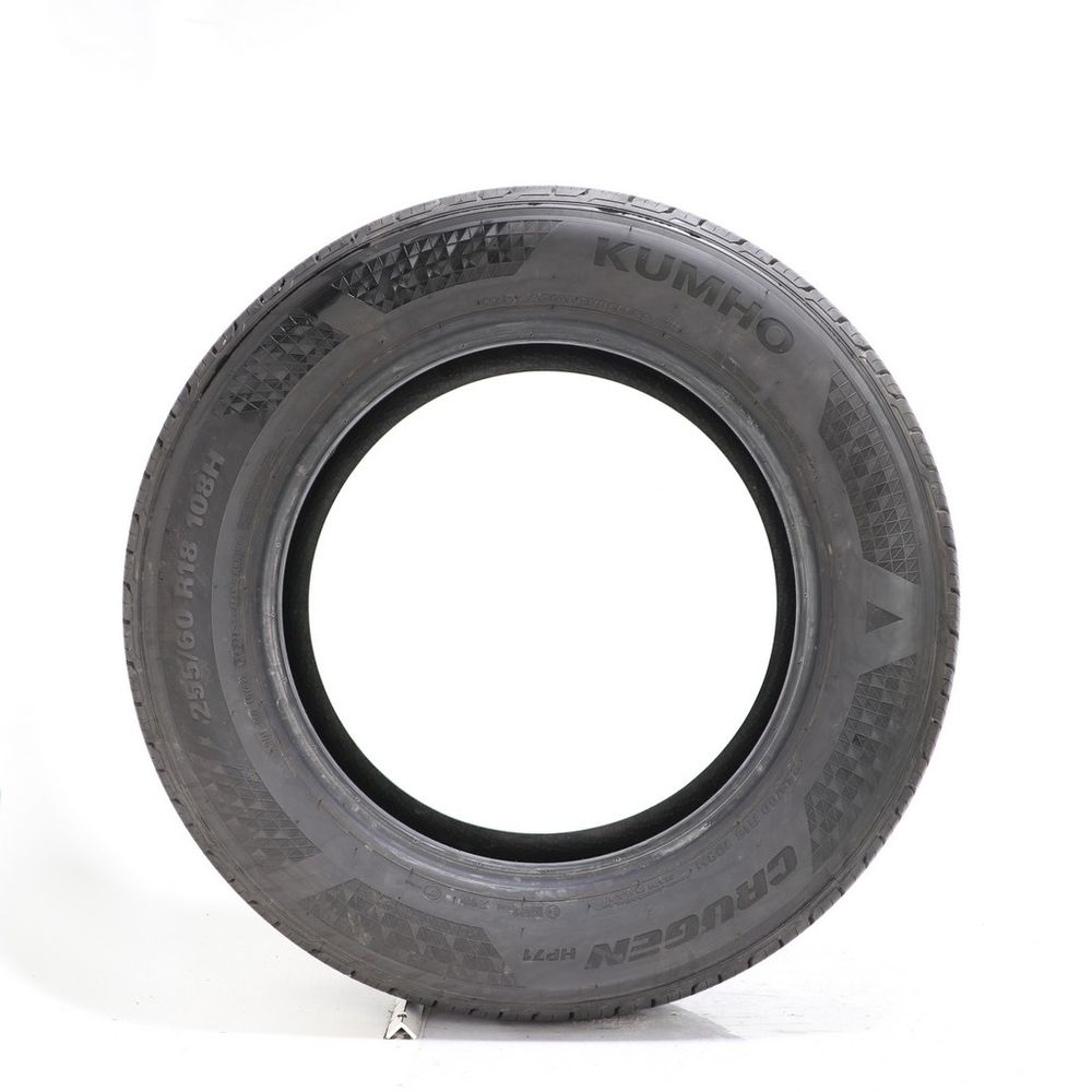 Set of (4) Driven Once 255/60R18 Kumho Crugen HP71 108H - 11.5/32 - Image 3