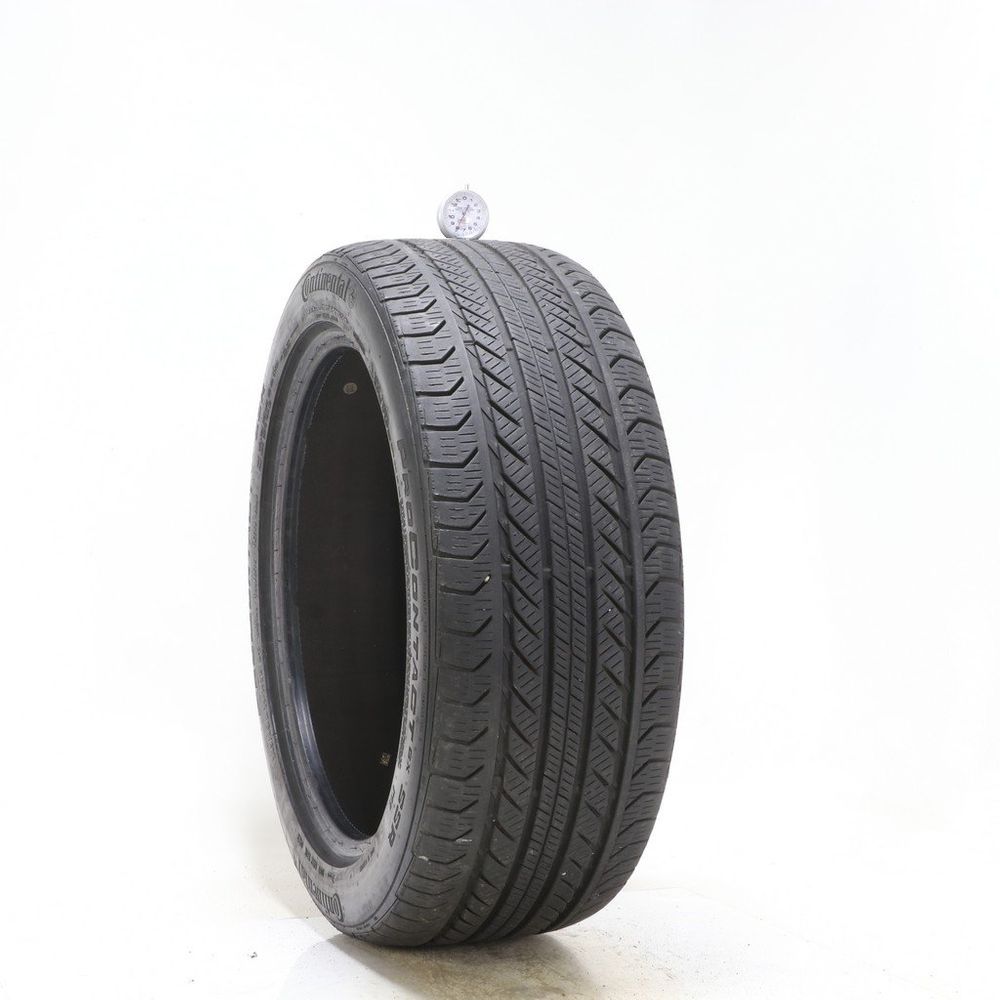 Set of (2) Used 245/45R19 Continental ProContact GX SSR MOE 102H - 8-9/32 - Image 1