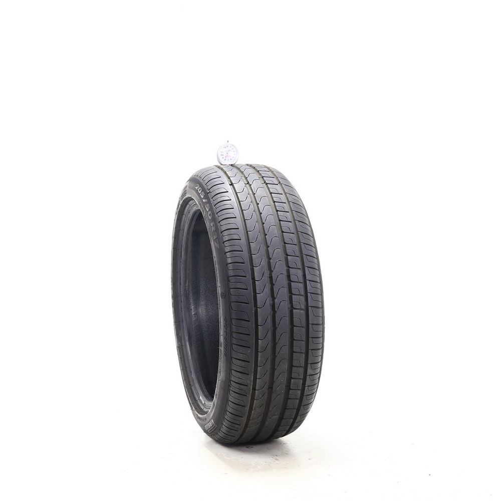 Set of (2) Used 205/50R17 Pirelli Cinturato P7 Run Flat 89V - 8-9.5/32 - Image 1