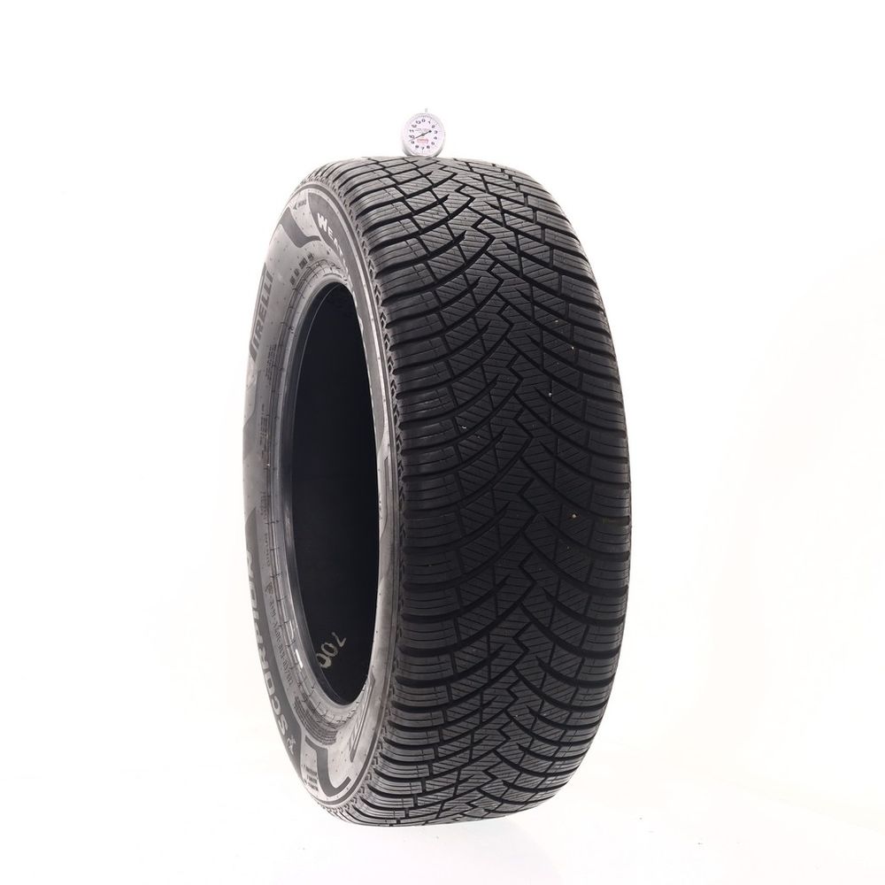 Set of (2) Used 235/60R18 Pirelli Scorpion Weather Active 107V - 9.5/32 - Image 1