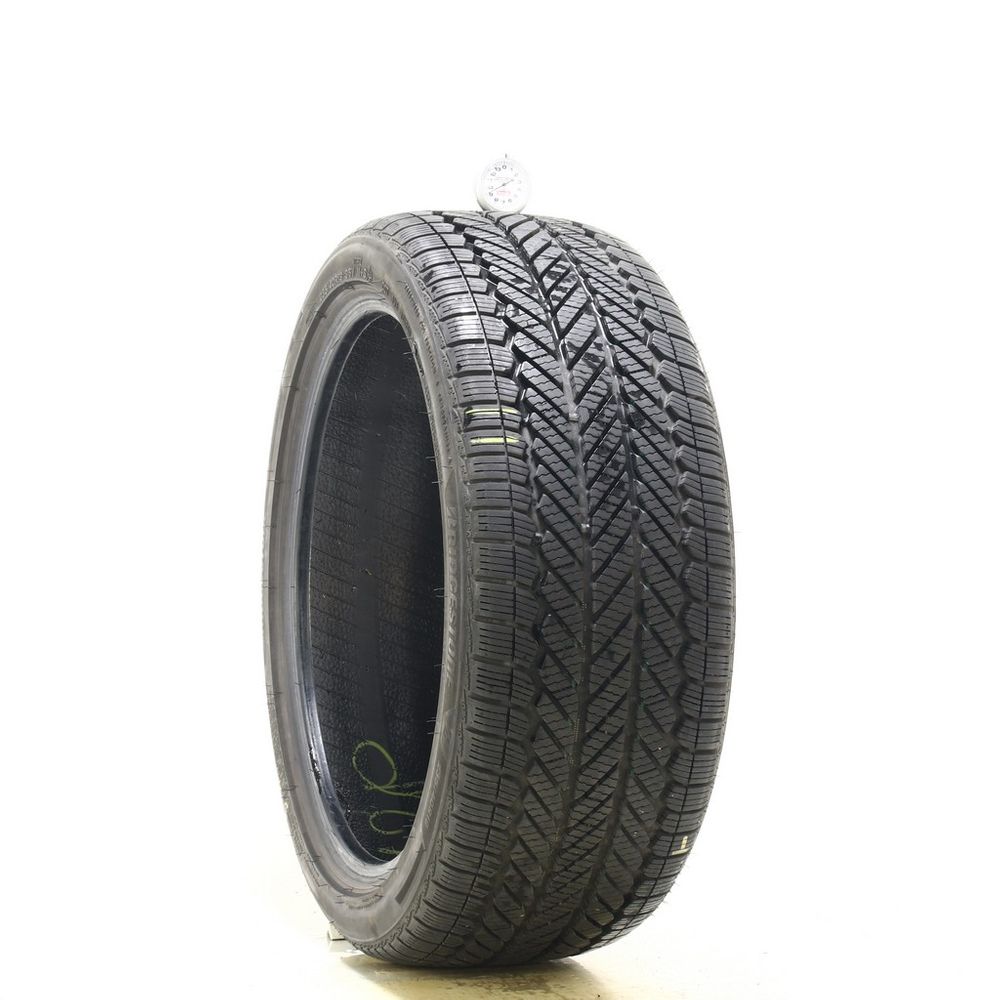 Set of (2) Used 235/40R19 Bridgestone WeatherPeak 96V - 9/32 - Image 1