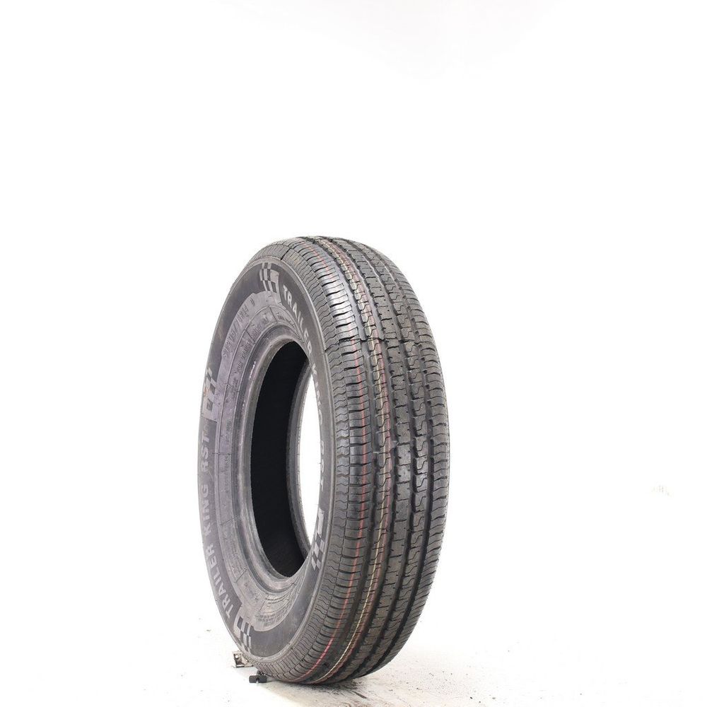 Set of (2) Driven Once ST 205/75R14 Trailer King RST 105/101M D - 7.5/32 - Image 1