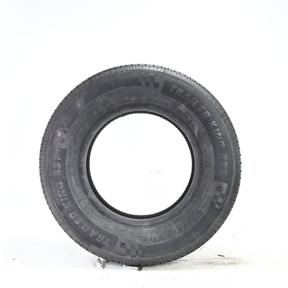 Set of (2) Driven Once ST 205/75R14 Trailer King RST 105/101M D - 7.5/32 - Image 3