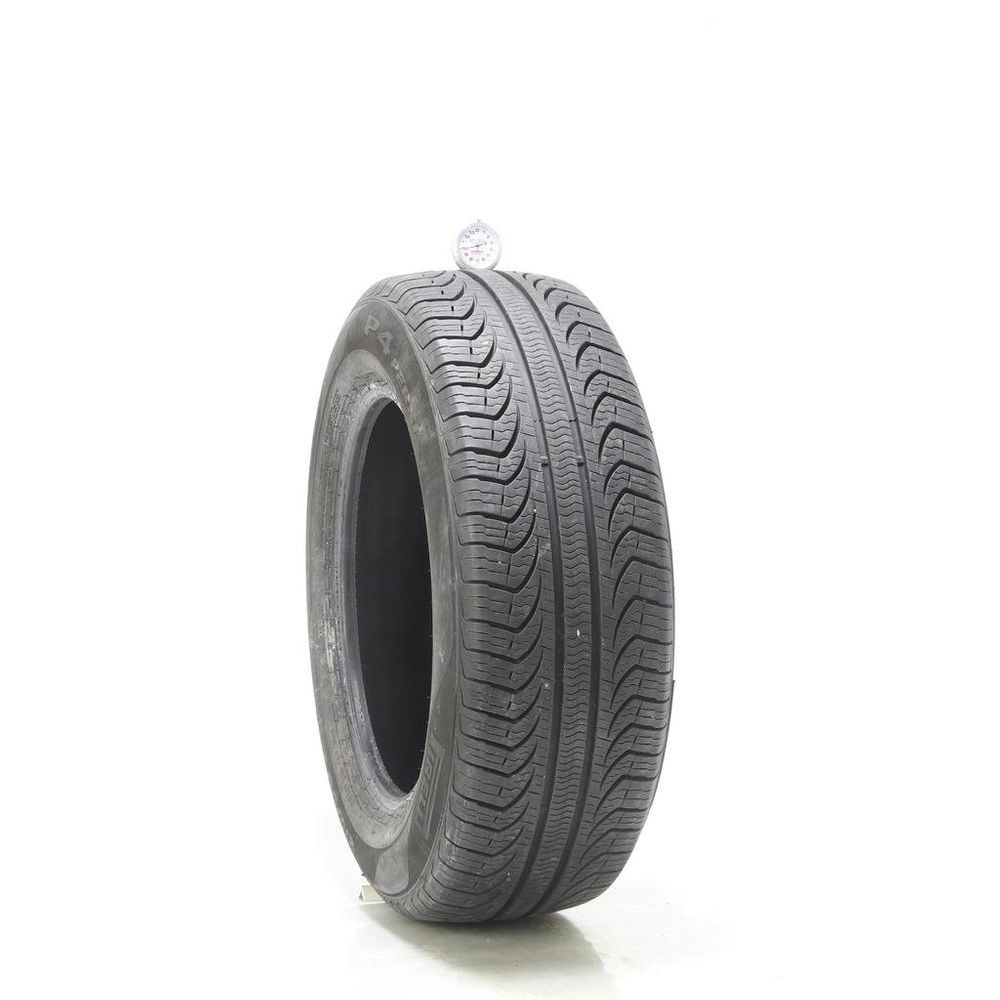 Set of (2) Used 215/60R16 Pirelli P4 Persist AS Plus 95T - 10-10.5/32 - Image 1