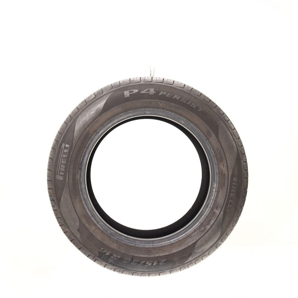 Set of (2) Used 215/60R16 Pirelli P4 Persist AS Plus 95T - 10-10.5/32 - Image 6