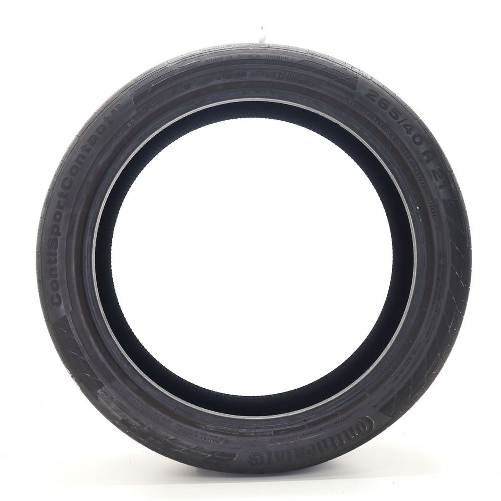 Set of (4) Used 265/40R21 Continental ContiSportContact 5P NO 101Y - 6-7/32 - Image 3