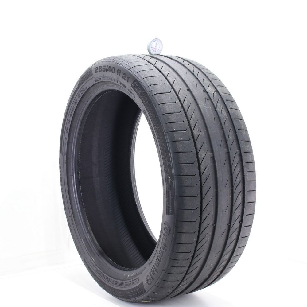 Set of (4) Used 265/40R21 Continental ContiSportContact 5P NO 101Y - 6-7/32 - Image 4