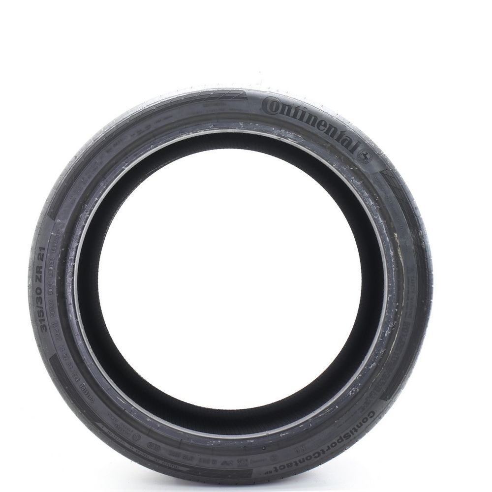 Set of (2) Used 315/30ZR21 Continental ContiSportContact 5P NO ContiSilent 105Y - 7.5-8.5/32 - Image 3