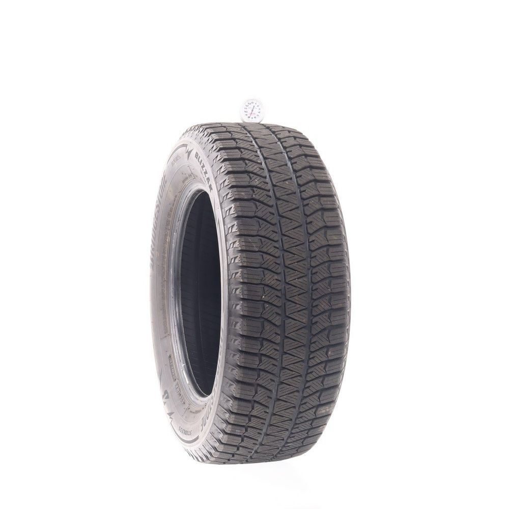 Set of (2) Used 225/60R16 Bridgestone Blizzak WS90 Studless 98H - 7.5-8/32 - Image 1