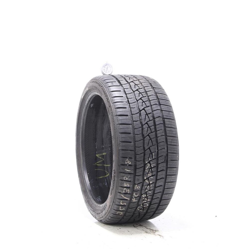 Set of (2) Used 255/35ZR18 Continental ControlContact Sport SRS Plus 94Y - 7.5-8/32 - Image 1