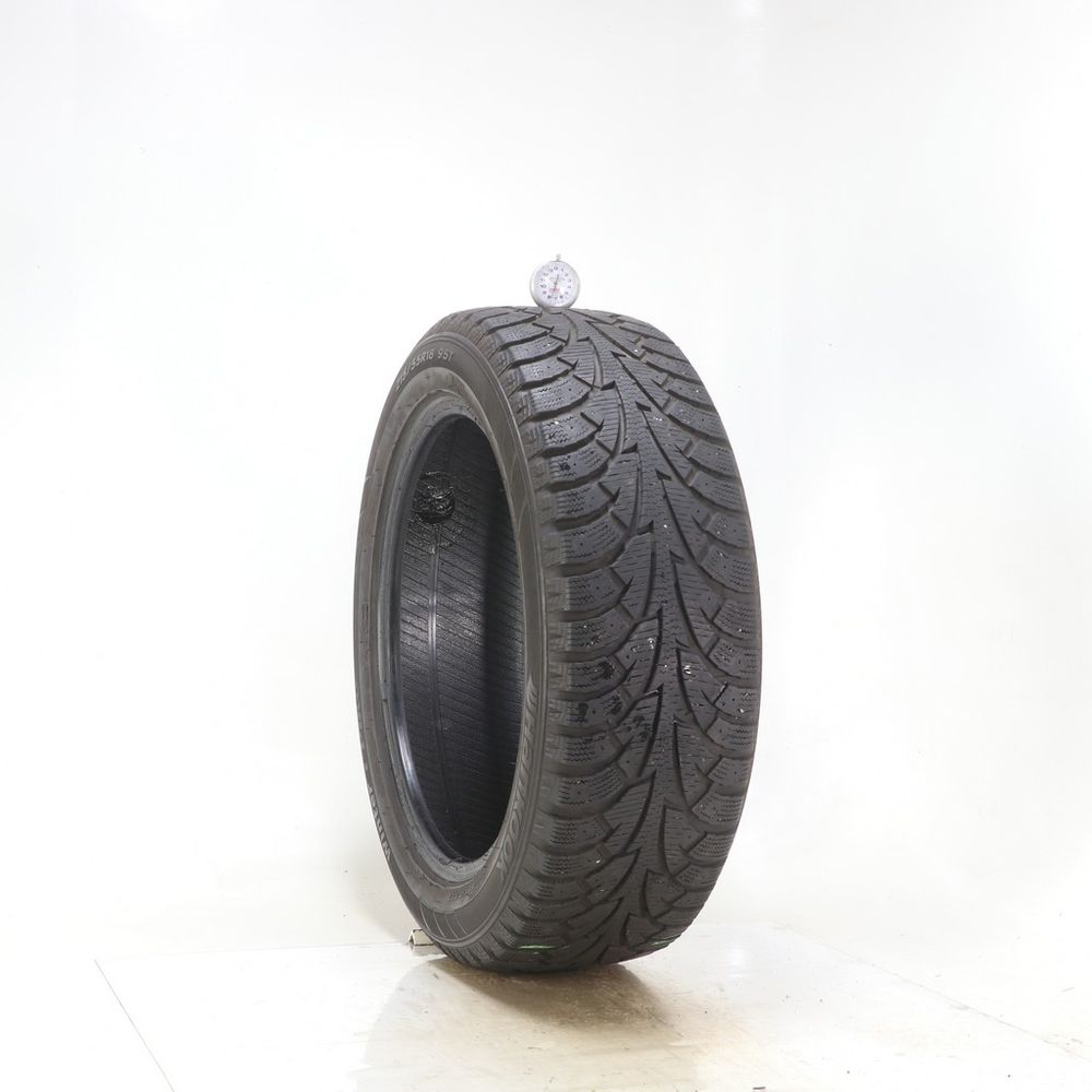 Used 215/55R18 Hankook Winter i*Pike (W409) 95T - 7.5/32 - Image 1