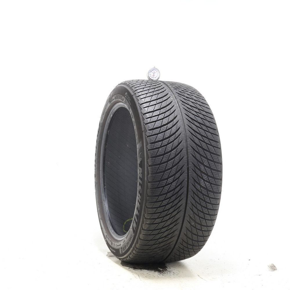 Set of (2) Used 285/40R19 Michelin Pilot Alpin 5 107V - 7-8.5/32 - Image 1