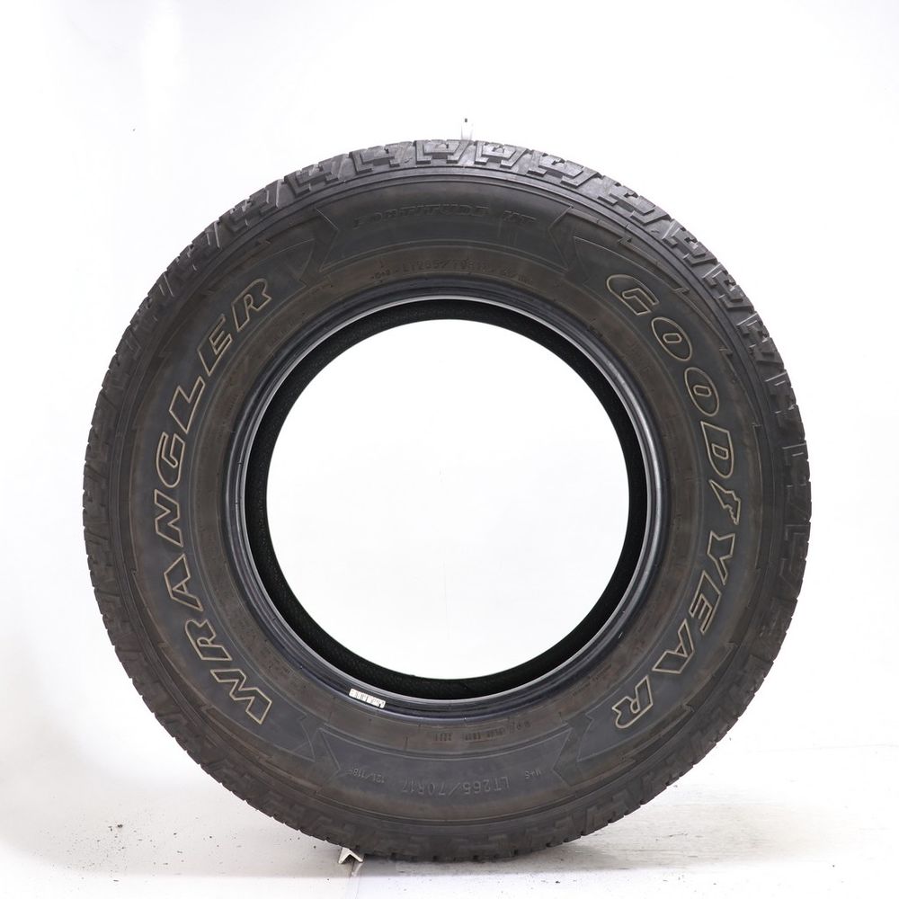 Set of (2) Used LT 265/70R17 Goodyear Wrangler Fortitude HT 121/118R E - 5.5-6/32 - Image 3