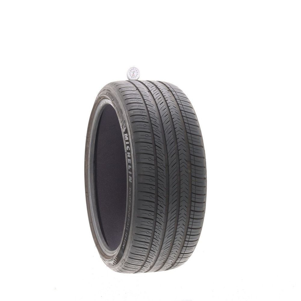 Set of (2) Used 255/35ZR21 Michelin Pilot Sport All Season 4 TO Acoustic 98W - 7.5-8.5/32 - Image 1