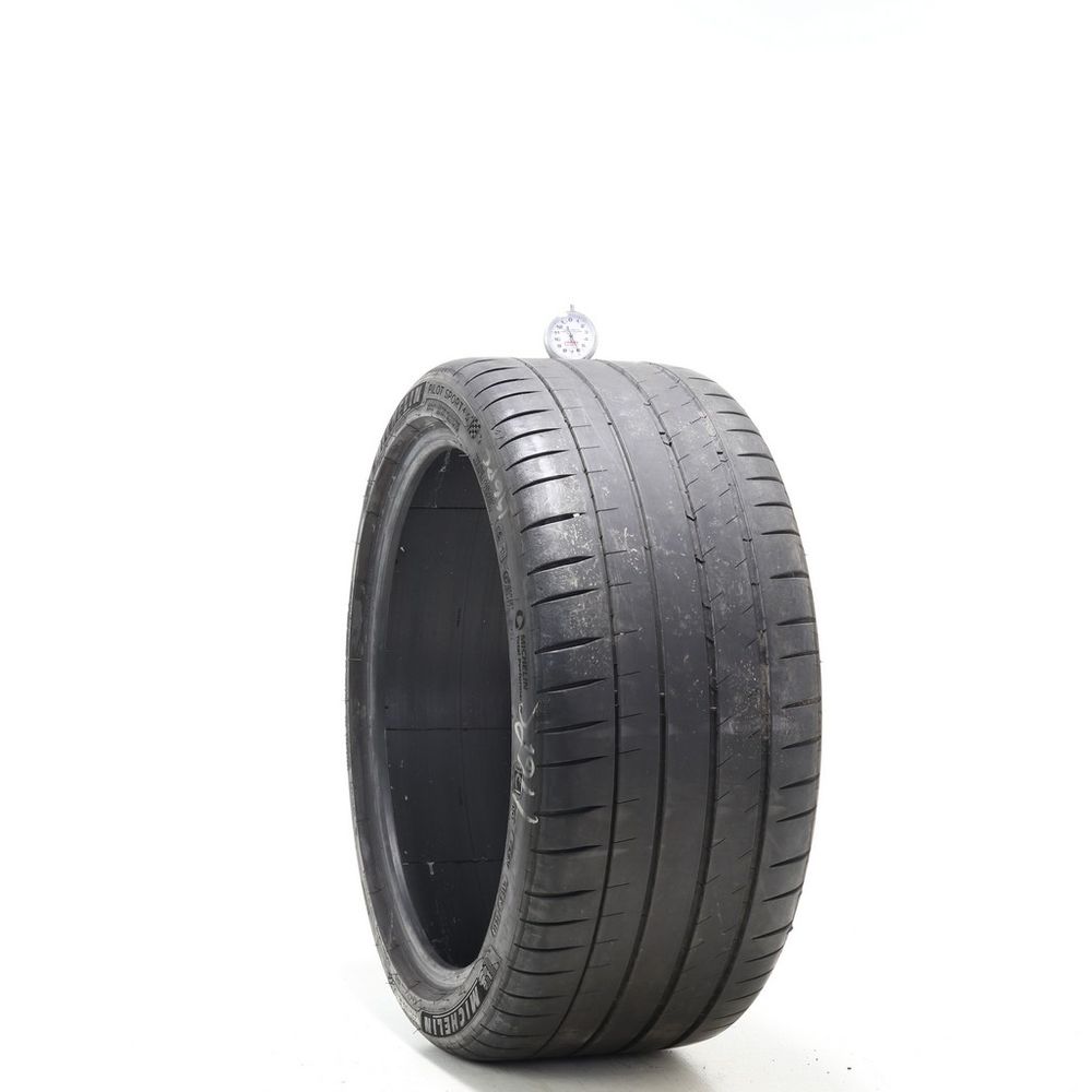 Set of (2) Used 255/35R19 Michelin Pilot Sport 4 S 96Y - 6-7/32 - Image 1