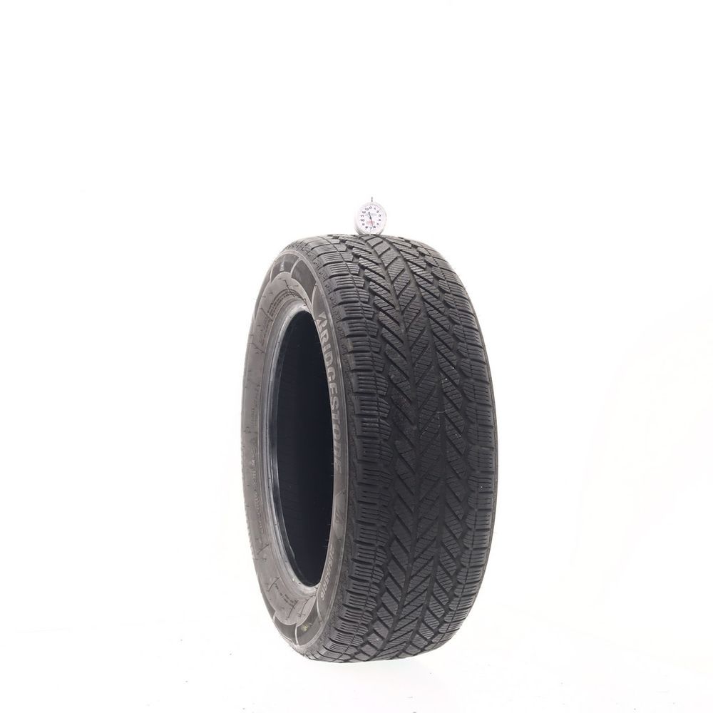 Set of (2) Used 215/55R16 Bridgestone WeatherPeak 93H - 6-6.5/32 - Image 1
