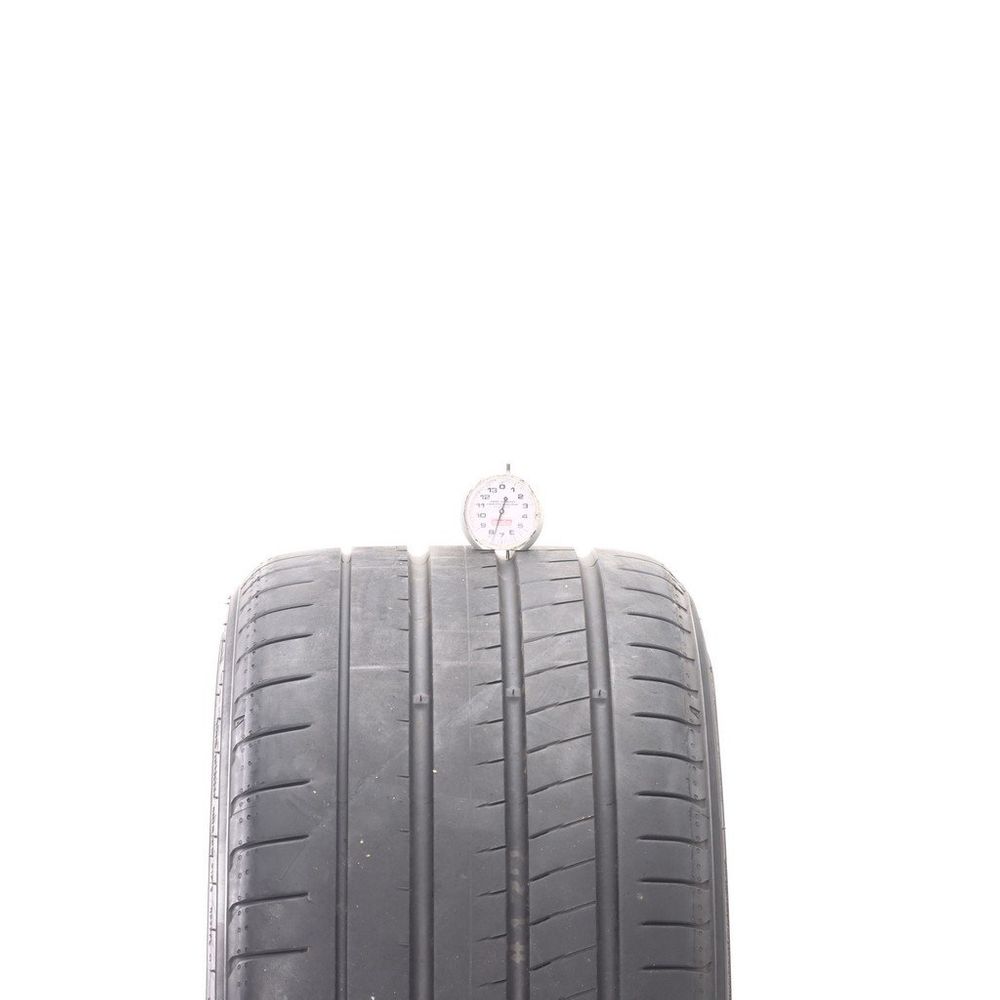 Set of (2) Used 285/30ZR20 Yokohama Advan Sport V107 99Y - 7-7.5/32 - Image 5