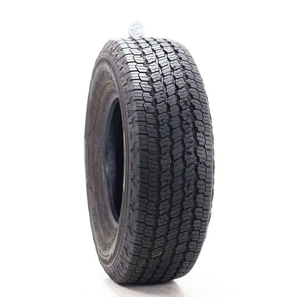 Set of (2) Used 265/70R16 Goodyear Wrangler All-Terrain Adventure Kevlar 112T - 9.5-10.5/32 - Image 1