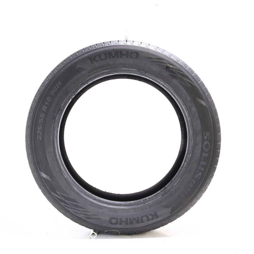 Set of (2) Used 225/55R18 Kumho Solus TA51a 98H - 9/32 - Image 3