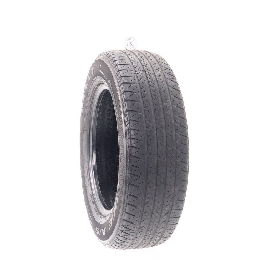 Set of (4) Used 225/65R17 Kelly Edge A/S 102H - 5.5-7/32 - Image 1
