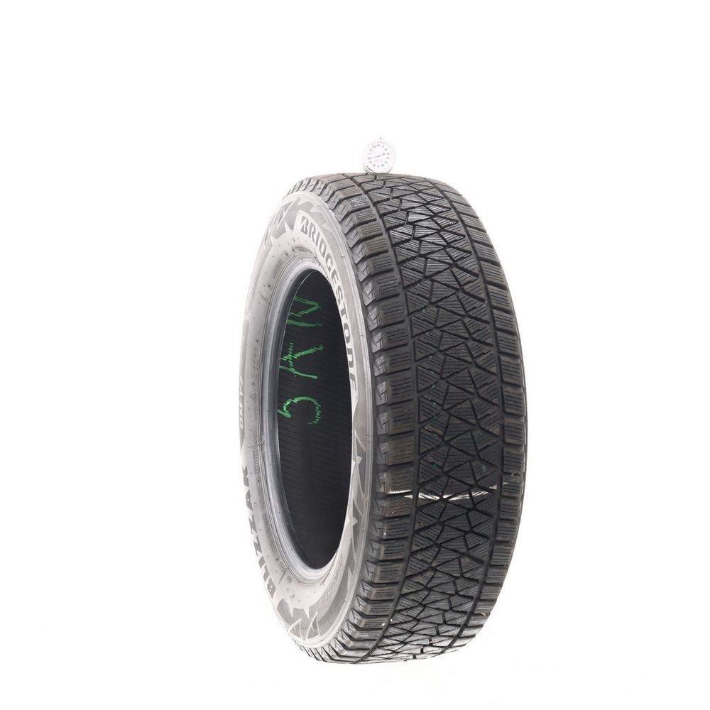 Set of (2) Used 225/65R17 Bridgestone Blizzak DM-V2 102S - 9.5-11/32 - Image 1