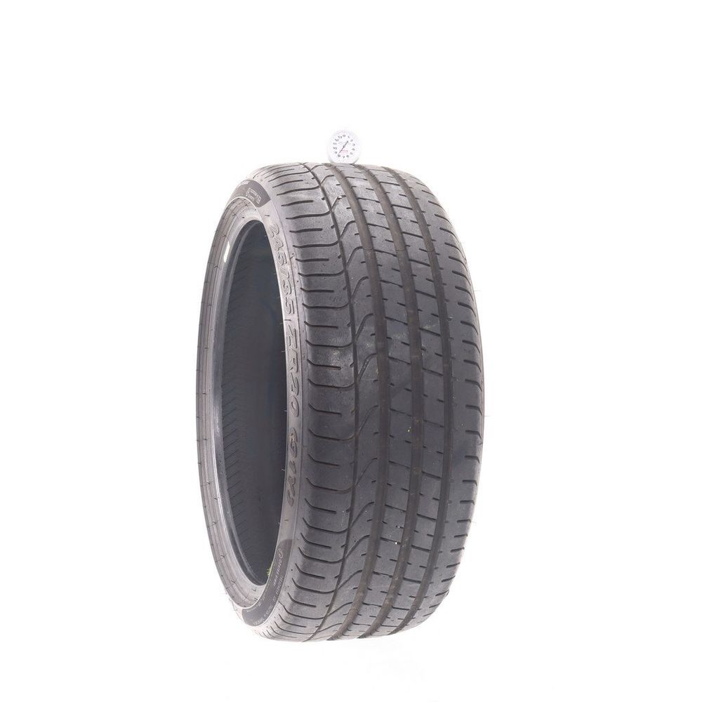 Set of (4) Used 245/35ZR20 Pirelli P Zero NO 91Y - 8-9.5/32 - Image 1