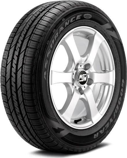 Set of (4) New P 225/55R17 Goodyear Assurance Fuel Max 95H - Image 1